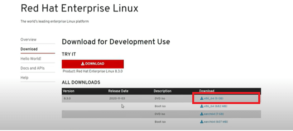 how to install redhat linux in vmware workstation