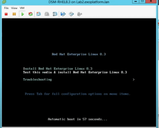 how to install redhat linux in vmware workstation