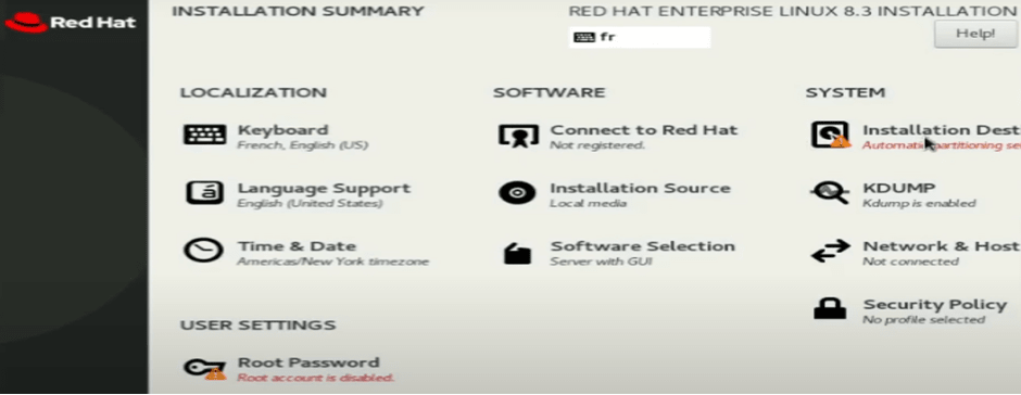 how to install redhat linux in vmware workstation