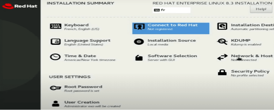 how to install redhat linux in vmware workstation