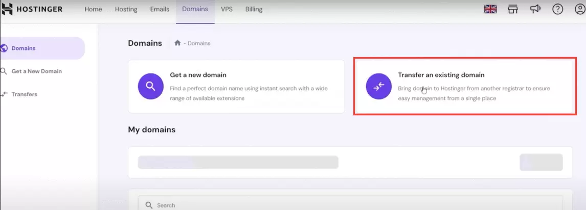 how to transfer domain from godaddy to hostinger
